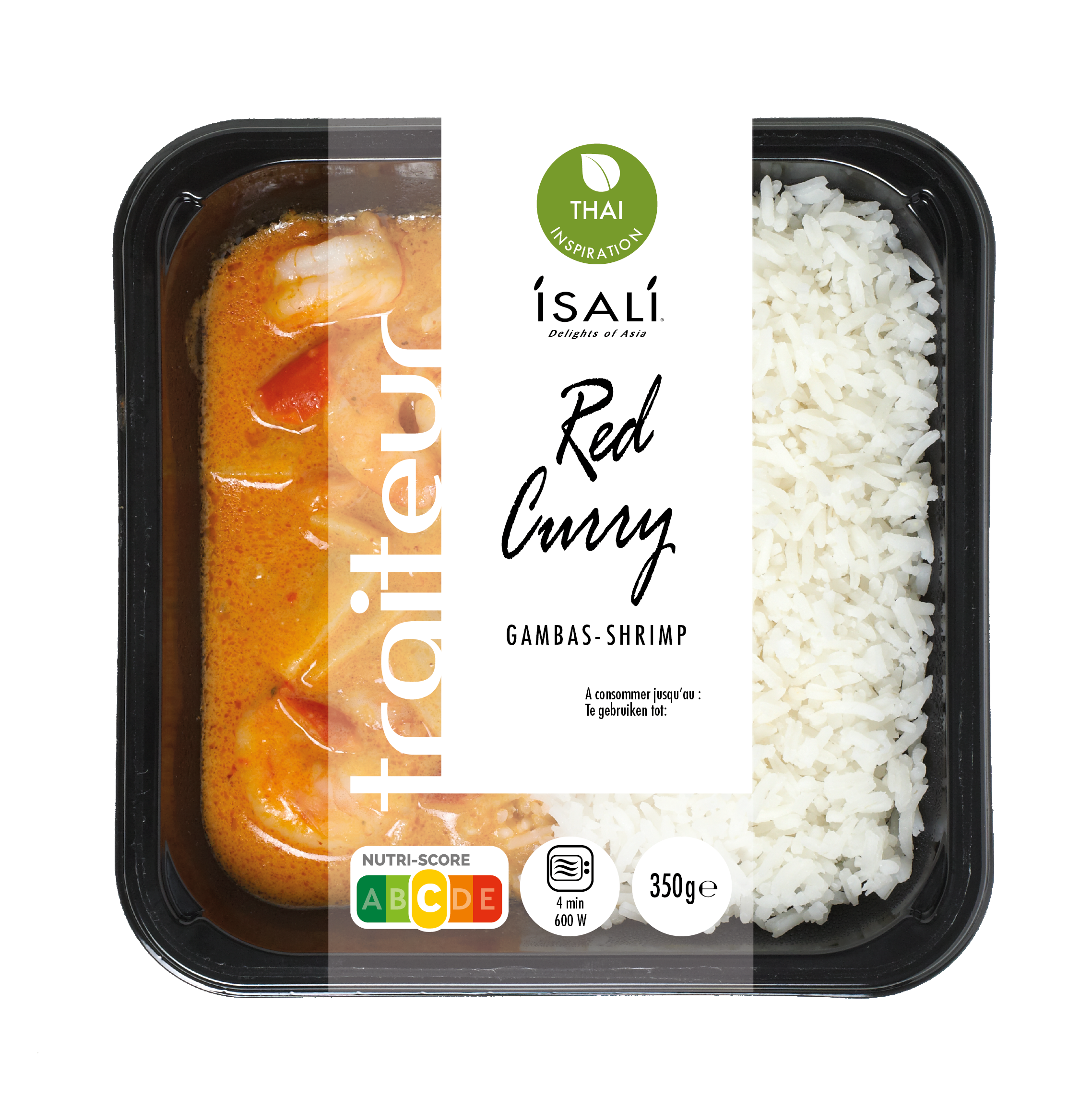 POULET CURRY ROUGE FE ISALI 350 gr